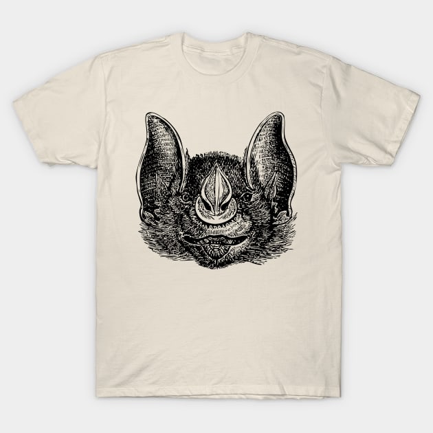 Vintage Vampire Bat T-Shirt by AmineDesigns